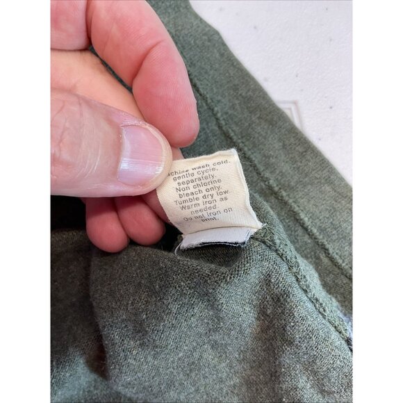 J Crew Shirt Men's Cotton Sueded Jersey 1/4‎ Zip Long Sleeve Collared Pullover L - Picture 6 of 11